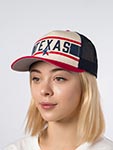 Бейсболка AMERICAN NEEDLE арт. 21001A-TX Texas Sinclair (красный / белый)